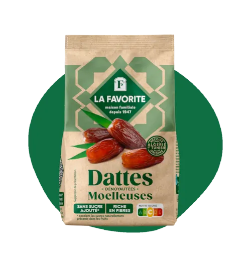 Dattes moelleuses denoyautées